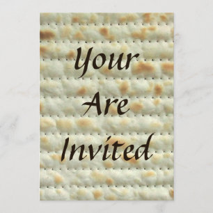 Uitnodiging Matzoh Passover Seder