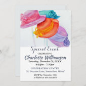 UITNODIGING MEISJESAVOND / FEESTJE (Voorkant / Achterkant)