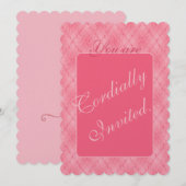 Uitnodiging met aardbeien en room (Voorkant / Achterkant)