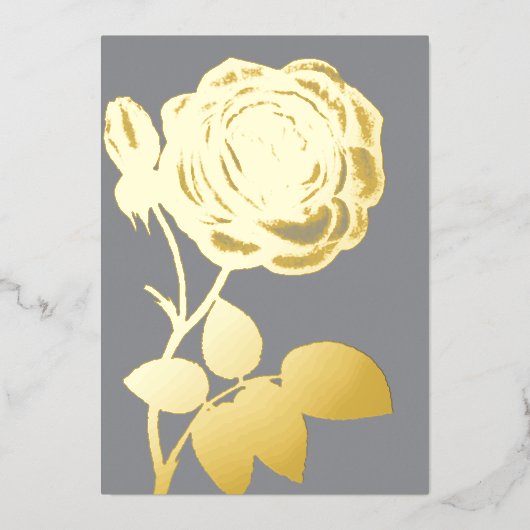 Uitnodiging met folie (Voorkant)