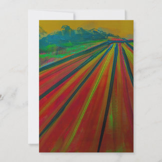 Uitnodiging met originele kunst van Alwin Ursola