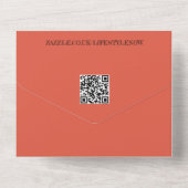 Uitnodiging met RSVP - thema schelpen uitnodigen (Achterkant)