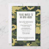 Uitnodiging militaire/camouflage partij (Voorkant)