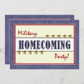 Uitnodiging militaire thuiskomers (Voorkant / Achterkant)