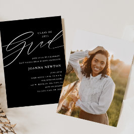 Uitnodiging minimalistische Graduation Party