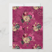 Uitnodiging motorfietsen met huwelijk (Achterkant)