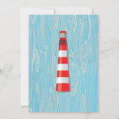 Uitnodiging Nautical Sailor Baby shower (Achterkant)