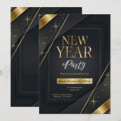 Uitnodiging nieuwjaarspartij (Voorkant / Achterkant)