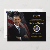 Uitnodiging Obama Inauguration Party (Voorkant / Achterkant)