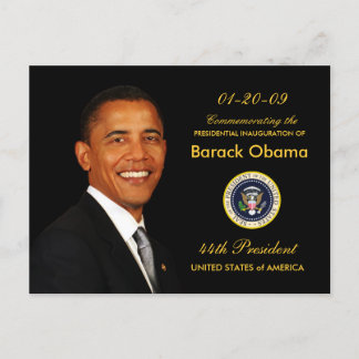 Uitnodiging Obama Inauguration Party - Formeel Briefkaart