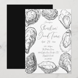 Uitnodiging Oester Openmaken Feest