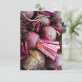 Uitnodiging om bieten (Staand voorkant)