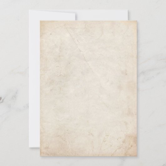 Uitnodiging om bietproeven uit te voeren |  retro (Achterkant)