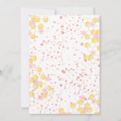 uitnodiging om bijen te Birthday (Achterkant)