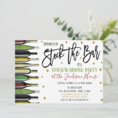 Uitnodiging om de bar te bevoorraden (Staand voorkant)