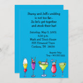 Uitnodiging om de bar te bevoorraden (Voorkant / Achterkant)