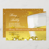 Uitnodiging om het nieuwjaarsjaar te vieren (Voorkant / Achterkant)