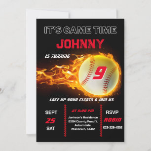 Uitnodiging om honkbal uit te geven