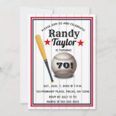 Uitnodiging om honkbal uit te geven (Voorkant)