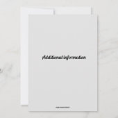 Uitnodiging om honkbal uit te geven (Achterkant)