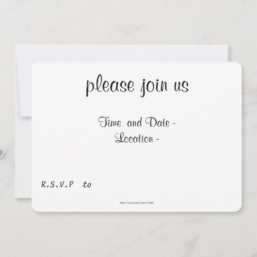 Uitnodiging om te vieren (Achterkant)