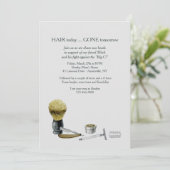 Uitnodiging onderdelen te hebben (Staand voorkant)