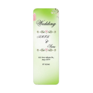 UITNODIGING ONKRUID WEDDING ETIKET