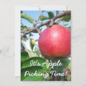 uitnodiging oogsttijd (Voorkant)