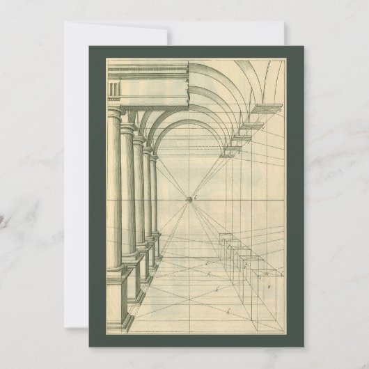 Uitnodiging op  architectuurkernen (Voorkant)