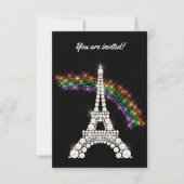 Uitnodiging op Bastille Day (Voorkant)