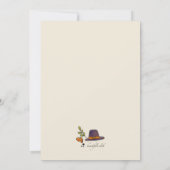 Uitnodiging op dag van Thanksgiving (Achterkant)