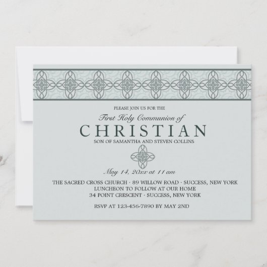 Uitnodiging op de dag van de dag (Voorkant)