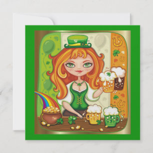 Uitnodiging op de dag van Saint Patrick