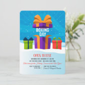 Uitnodiging op feestdag (Staand voorkant)