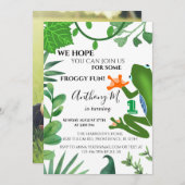 Uitnodiging op verjaardagsfeestje voor kinderen va (Voorkant / Achterkant)