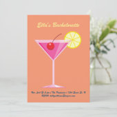 Uitnodiging Oranje zomervakantie (Staand voorkant)