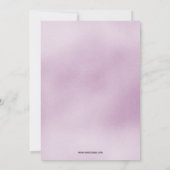 Uitnodiging  Paarse Grote Openende Partij (Achterkant)