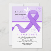 Uitnodiging Paarse lint (Voorkant)