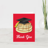 Uitnodiging Pancake Brunch Graduy Party (Voorkant)