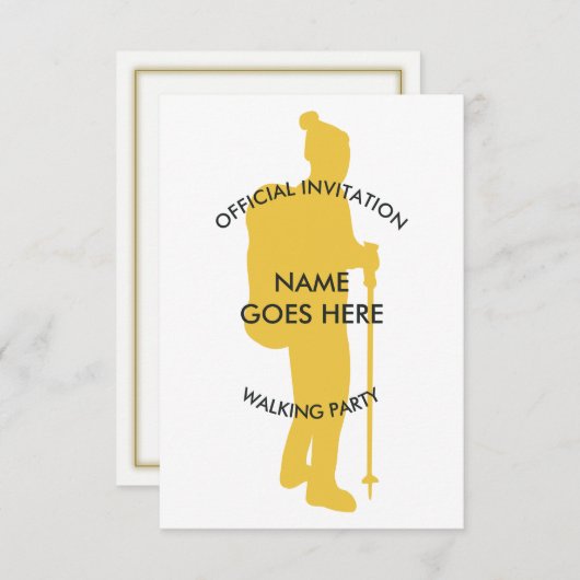 Uitnodiging  partij (Voorkant / Achterkant)