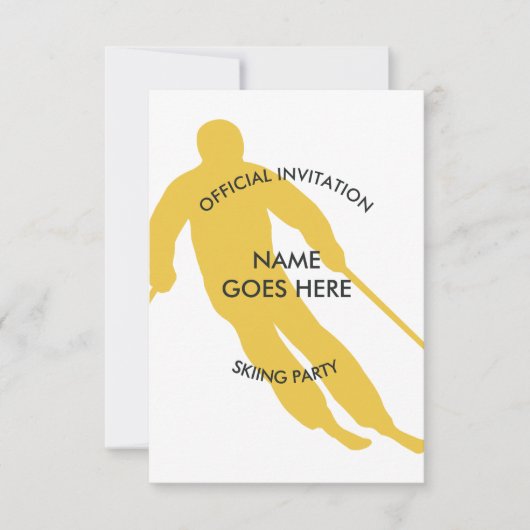 Uitnodiging partij (Voorkant)