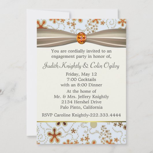 Uitnodiging  partij (Voorkant)