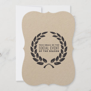 Uitnodiging partij voor sociale gebeurtenissen