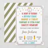 Uitnodiging Pensioen Leraar (Voorkant / Achterkant)