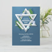 Uitnodiging Pesach Sedar (Staand voorkant)