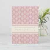 Uitnodiging Pink Cream 20ste verjaardagsfeest (Staand voorkant)