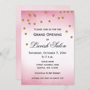 Uitnodiging Pink Grand Opening Party