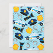 Uitnodiging politie politie politie politie politi (Achterkant)