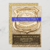 Uitnodiging politieambtenaar (Voorkant / Achterkant)