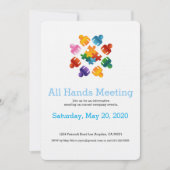 Uitnodiging Puzzle Team (Voorkant)